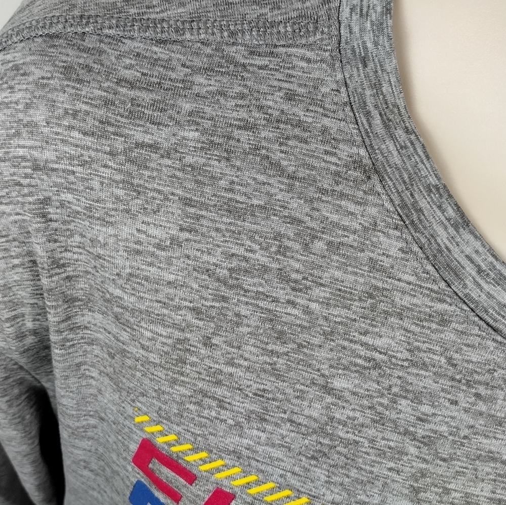 Cleveland Cavaliers Lrg Men Shirt NBA TX3 Cool Long Sleeve Gray Team Logo Shirt - Picture 4 of 12